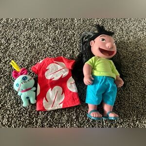 Lilio and stitch doll with accessories